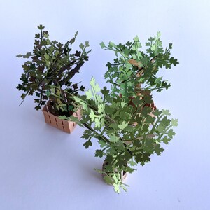 Maple Tree Papercraft Template | Digital Download Mini Tree for ...