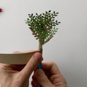 Apple Tree Papercraft Template for Fall Mini Fruit Tree DIY - Etsy India