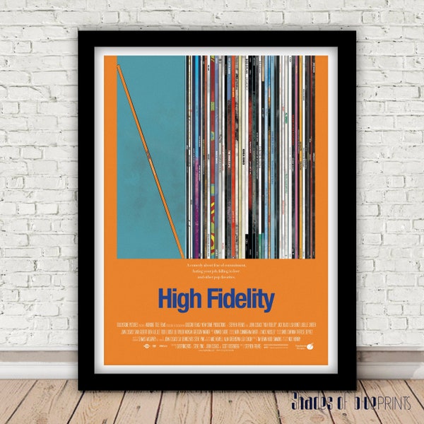 The High Fidelity soundtrack - Giclée print, 2000