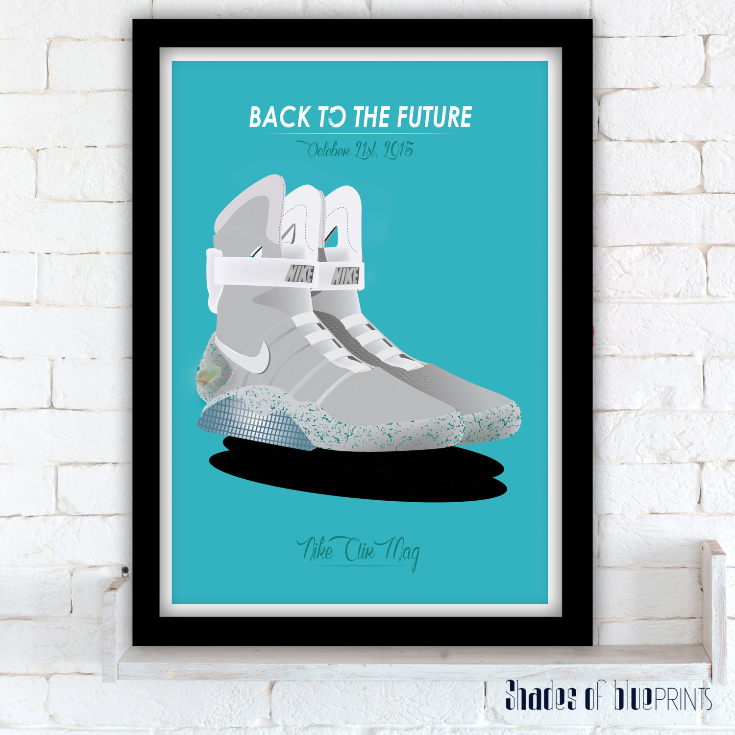 Back to the Futur II Giclée Poster Nike Mag - Etsy