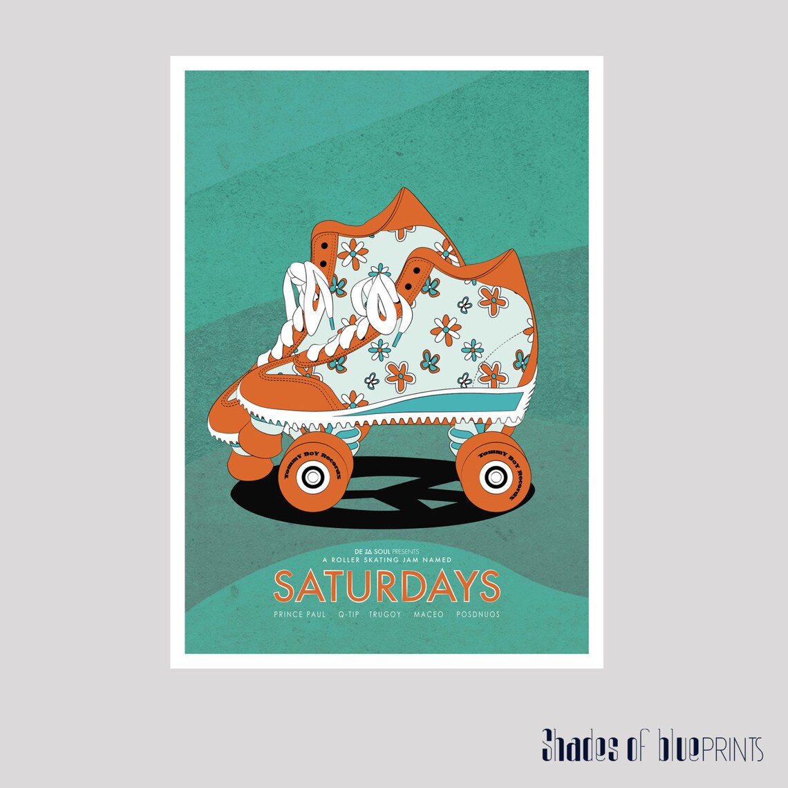 De La Soul A Roller Skating Jam Names Saturdays Giclée Etsy
