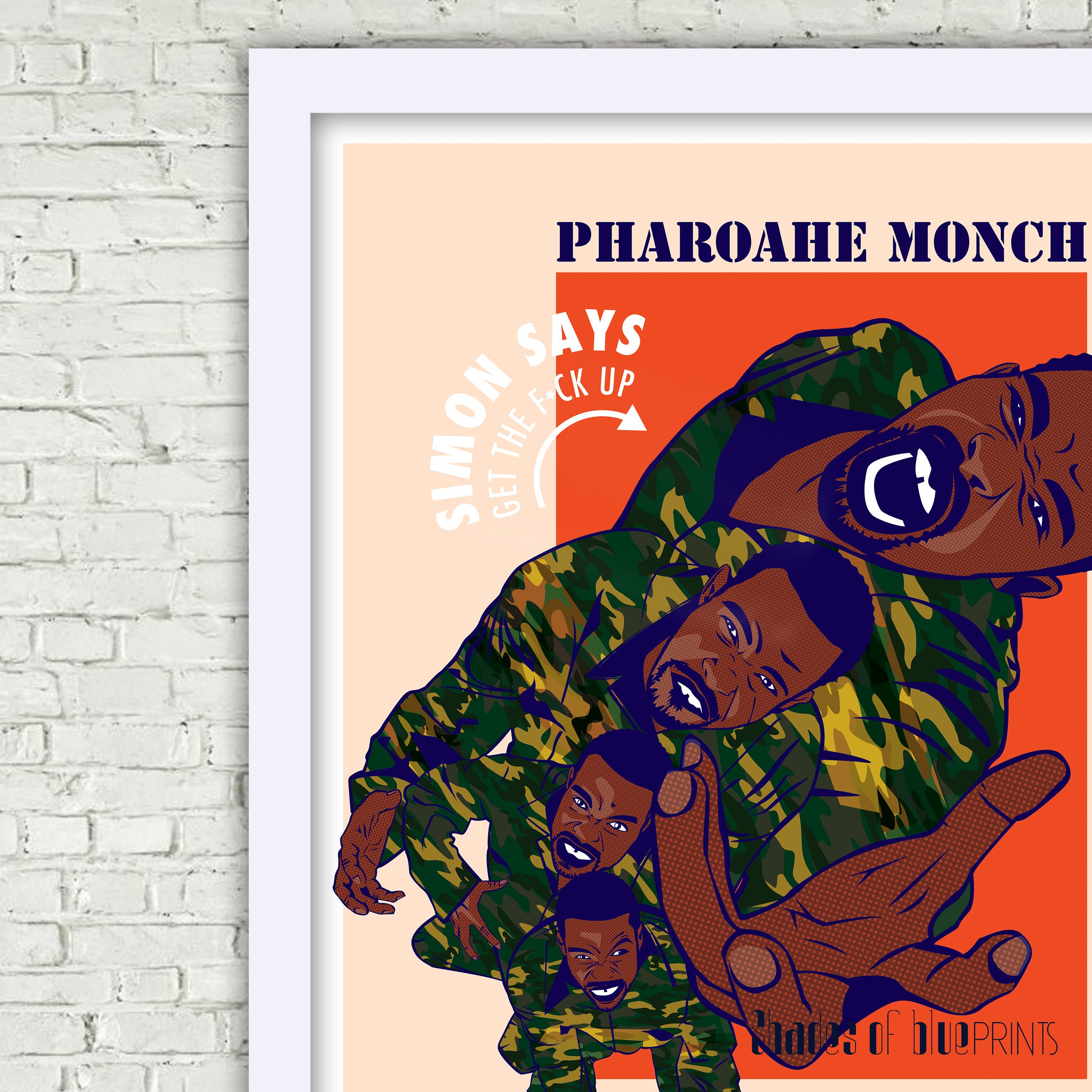 Pharoahe Monch Simon Says Giclée Print 1999 -  Israel