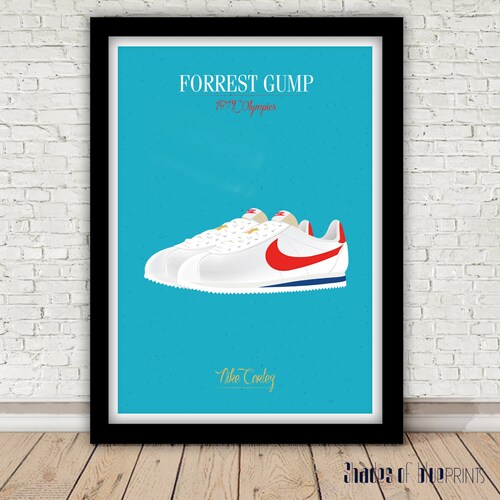 Forrest Gump Giclée Poster Nike Cortez 