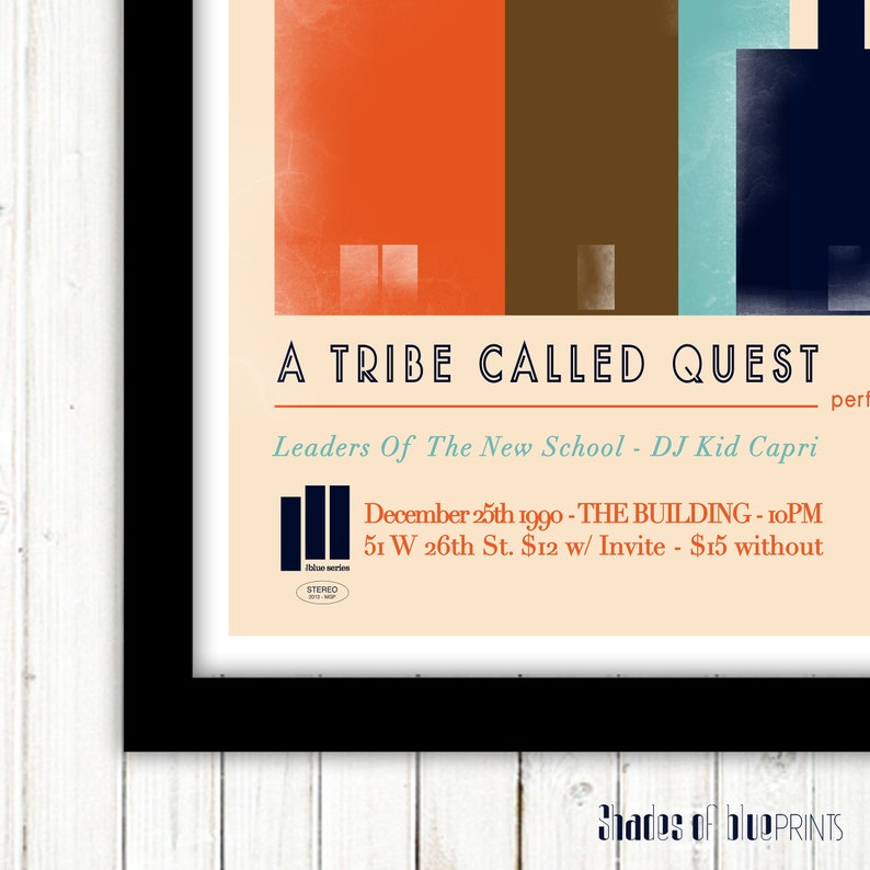 A TRIBE CALLED QUEST Jazz We've Got Poster Giclée Etsy UK