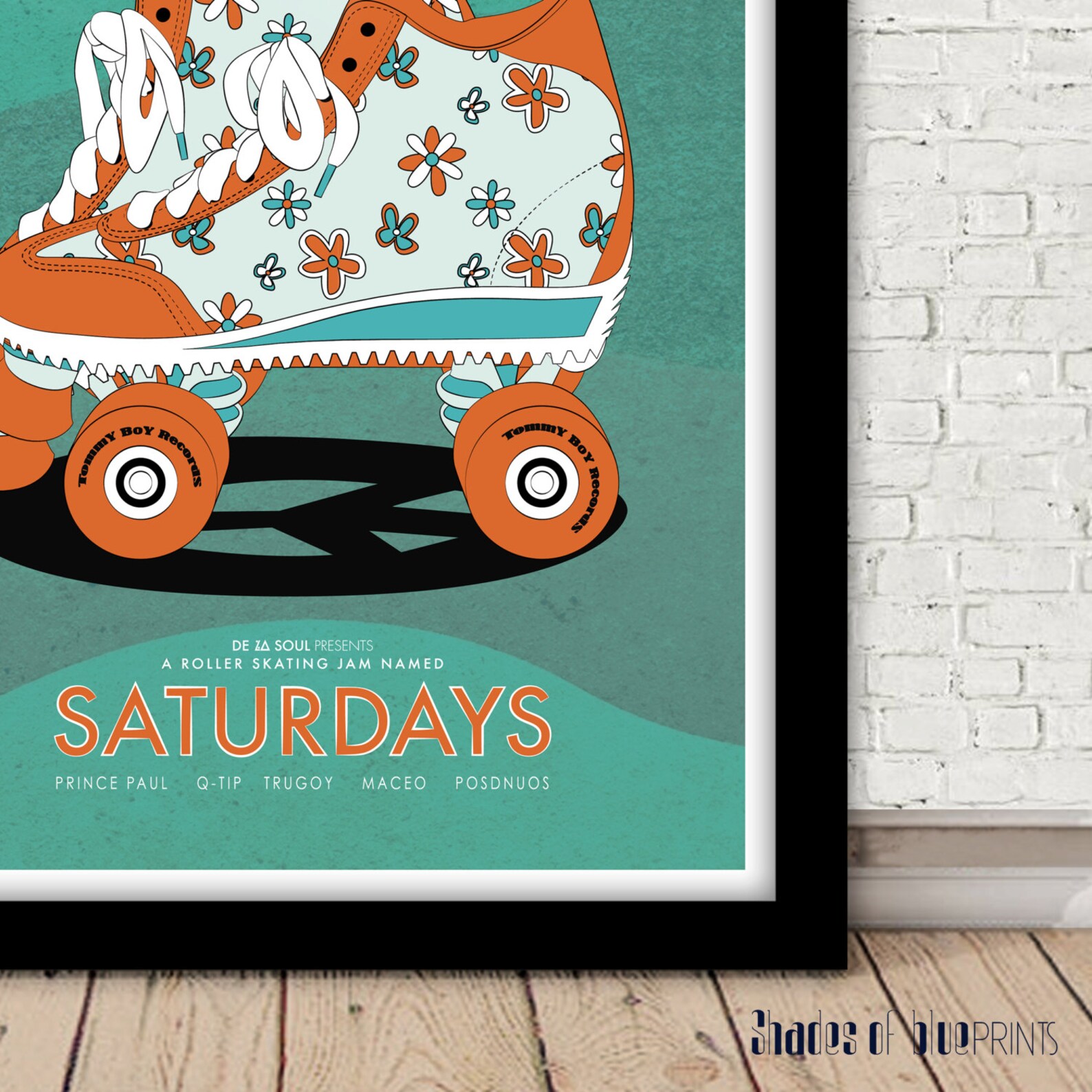 De La Soul A Roller Skating Jam Names Saturdays Giclée Etsy