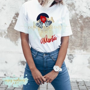 Preppy Blooper (Atlanta PNG) (Braves PNG) (Custom TShirt) (Blooper Mascot) (Preppy) (Braves Mascot)