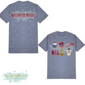 Atlanta Magic (World Series) (Truist Park) (Atlanta PNG) (Braves PNG) (Custom TShirt) (Blooper)(ATL)(Braves)(Hand Drawn)