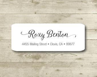 custom return address label
