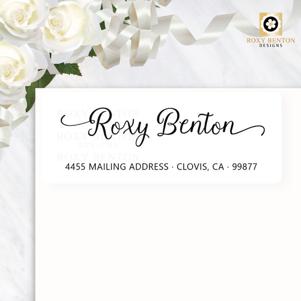 Cursive Address - Etsy