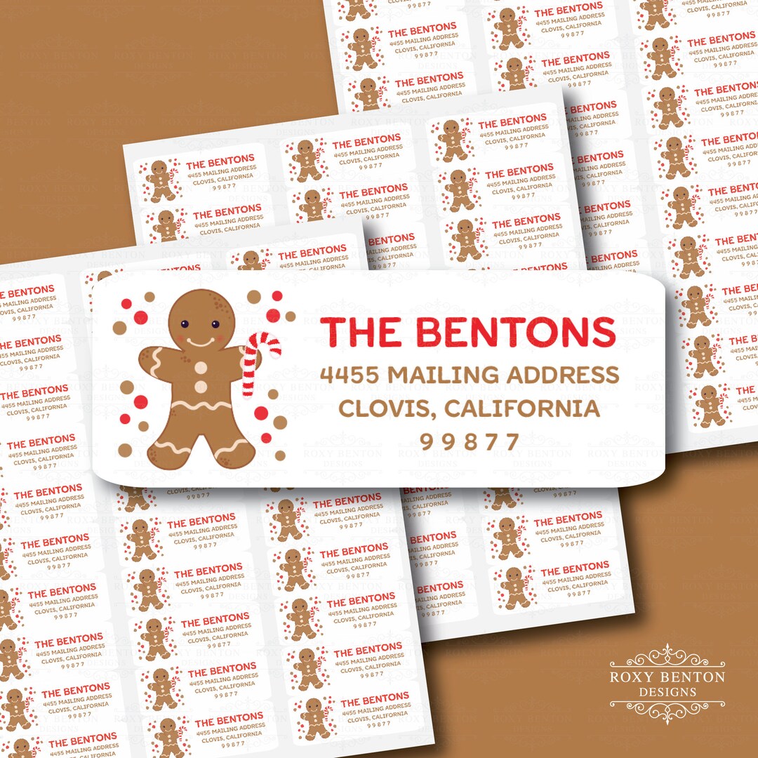 Gingerbread Man Holding Candy Cane, Confetti, Festive, Cookie, Sweets