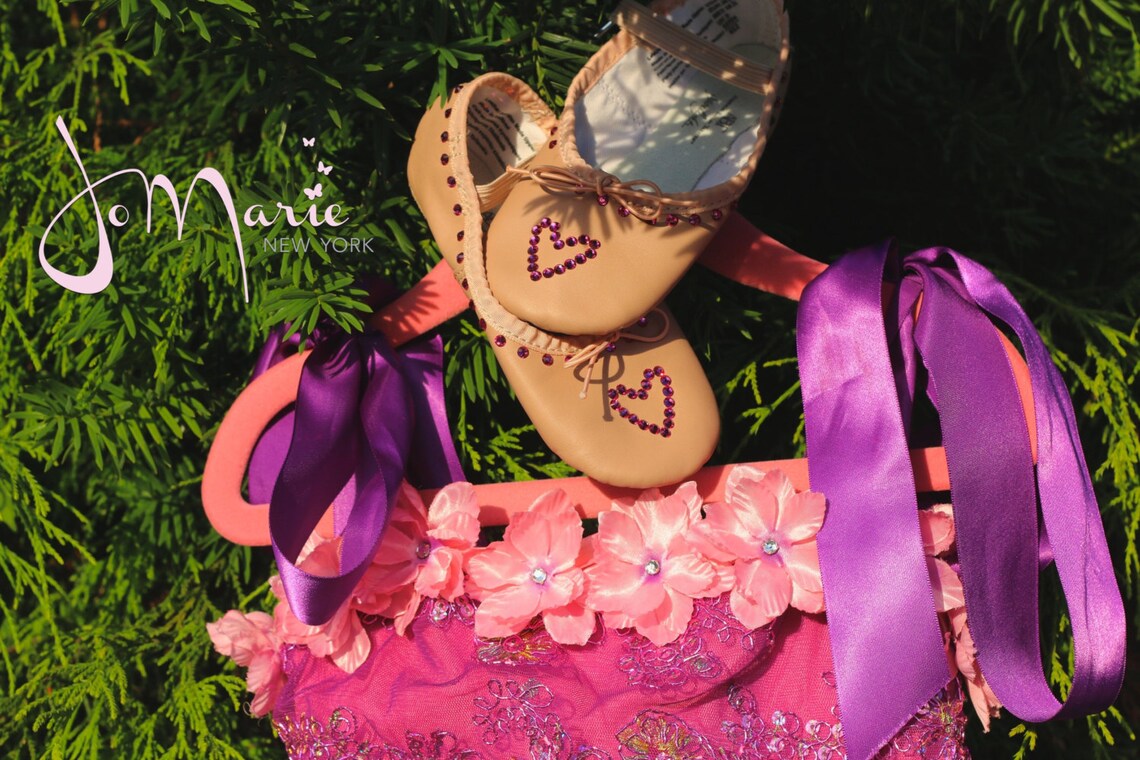 Beautiful Baby Girl Ballerina Slippers Adorned With Swarovski Etsy