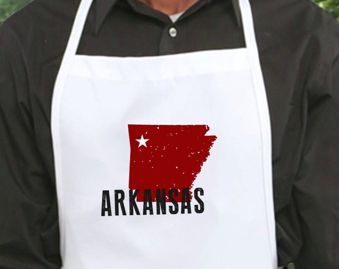 Arkansas Apron, University of Arkansas,  Arkansas Decor, Arkansas gift, Fayetteville,  Razorbacks, Woo pig