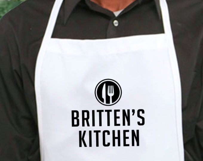Personalized Apron, Womens Apron, Apron Men, Chef Apron, Apron woman,  kitchen gift, gift best man, girlfriend gift, boyfriend gift