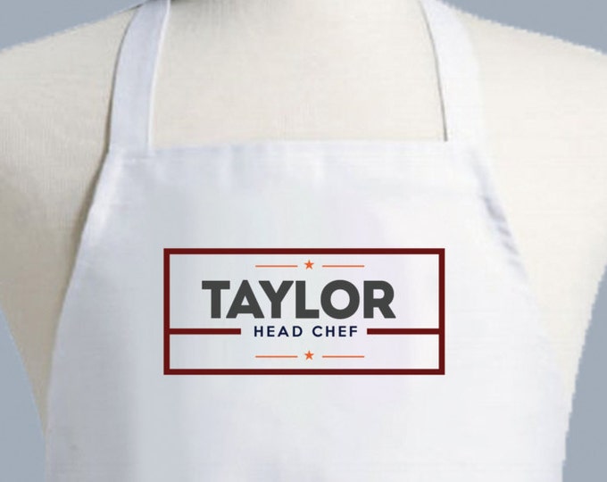 Custom Apron, Personalized Apron, Womens Apron, Mens Apron, Apron Men, Chef Apron, Apron woman, kitchen apron, monogrammed apron, dad gift