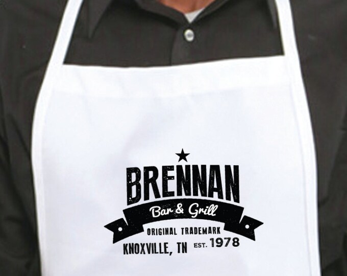 Custom Apron, Personalized Apron, Womens Apron, Mens Apron, Apron Men, Chef Apron, kitchen apron, monogrammed apron, apron