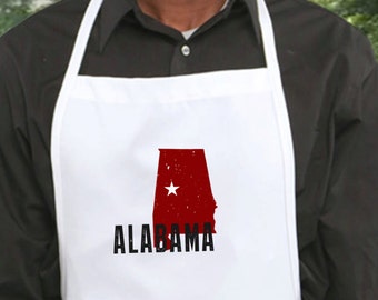 Alabama gift, University of Alabama Apron,  Alabama Decor, Alabama gift, Tuscaloosa,  Roll Tide,