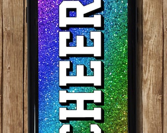 Cheer iPhone Case, Cheerleading gift, Cheer iPhone 8 Case, iphone 7 case cheerleading, iphone 6 plus cheerleading case, cheer iphone 10 case