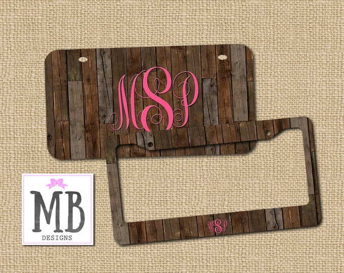 Wood License Plate, License plate, Personalized License Plate, Monogram License Plate, car gift, license holder, Vanity License Plate,