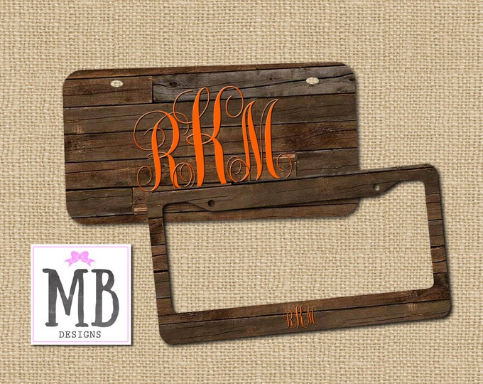 Personalized License, Monogram License Plate, Cute Car Accessory, Vanity License Plate,  country girl gift, cowgirl gift, gift for cowgirl