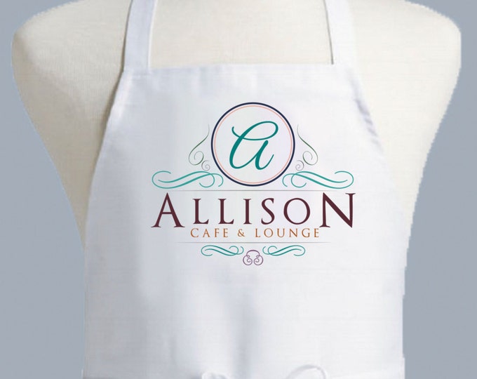 Custom Kids or Adult Apron, Personalized Apron, Child Apron, Girls Apron