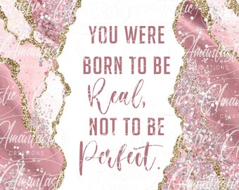 Rose Gold Self Love Tumbler Wrap Design (digitaler Download)