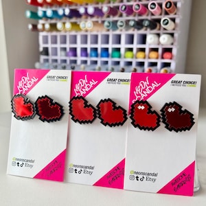Gamer Heart - Cosplay - Sieraden - Oorbellen