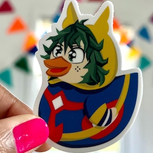 Mini Might Duck - Laptop Decal - Hydroflask Sticker - Anime