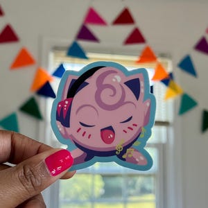 Jiggly Monster - Adhesivo para portátil - Adhesivo Hydroflask - Anime