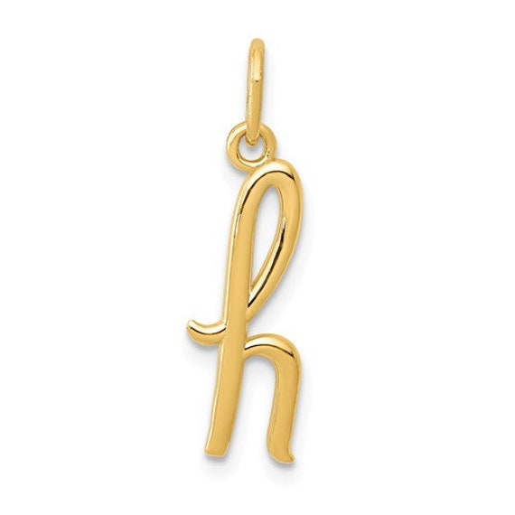 14K Yellow Goldc Lowercase Initial Pendant 14K Yellow Goldc Lowercase Initial Pendant