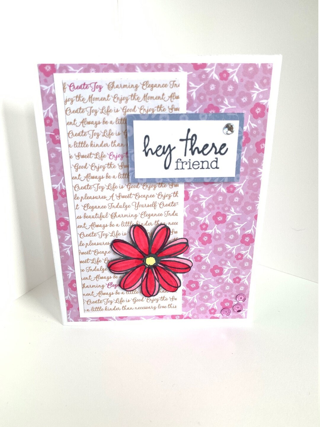 Handmade Friend Greeting Card - Etsy