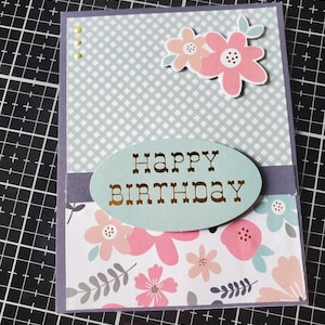 Handmade Happy Birthday Greeting Card