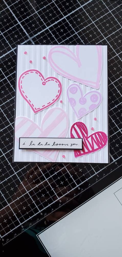 Handmade Love You Greeting Card - Etsy