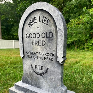 Good Old Fred Halloween Tombstone