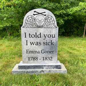 Emma Goner Halloween Tombstone