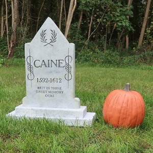 Caine Halloween Tombstone Begraafplaats Prop Kerkhof Decoratie Vampier Mummie Kerkhof Kostuum Zombie