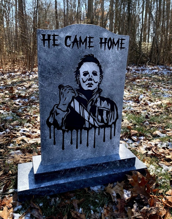 Pierre tombale Halloween - 44 x 31 cm - Décoration exterieure - Rue de la Fête