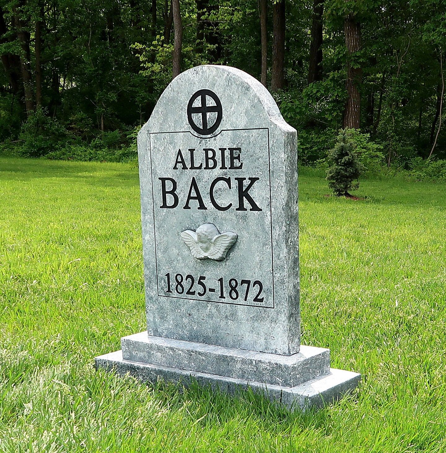 Albie Back Silly Halloween Tombstone Prop Etsy