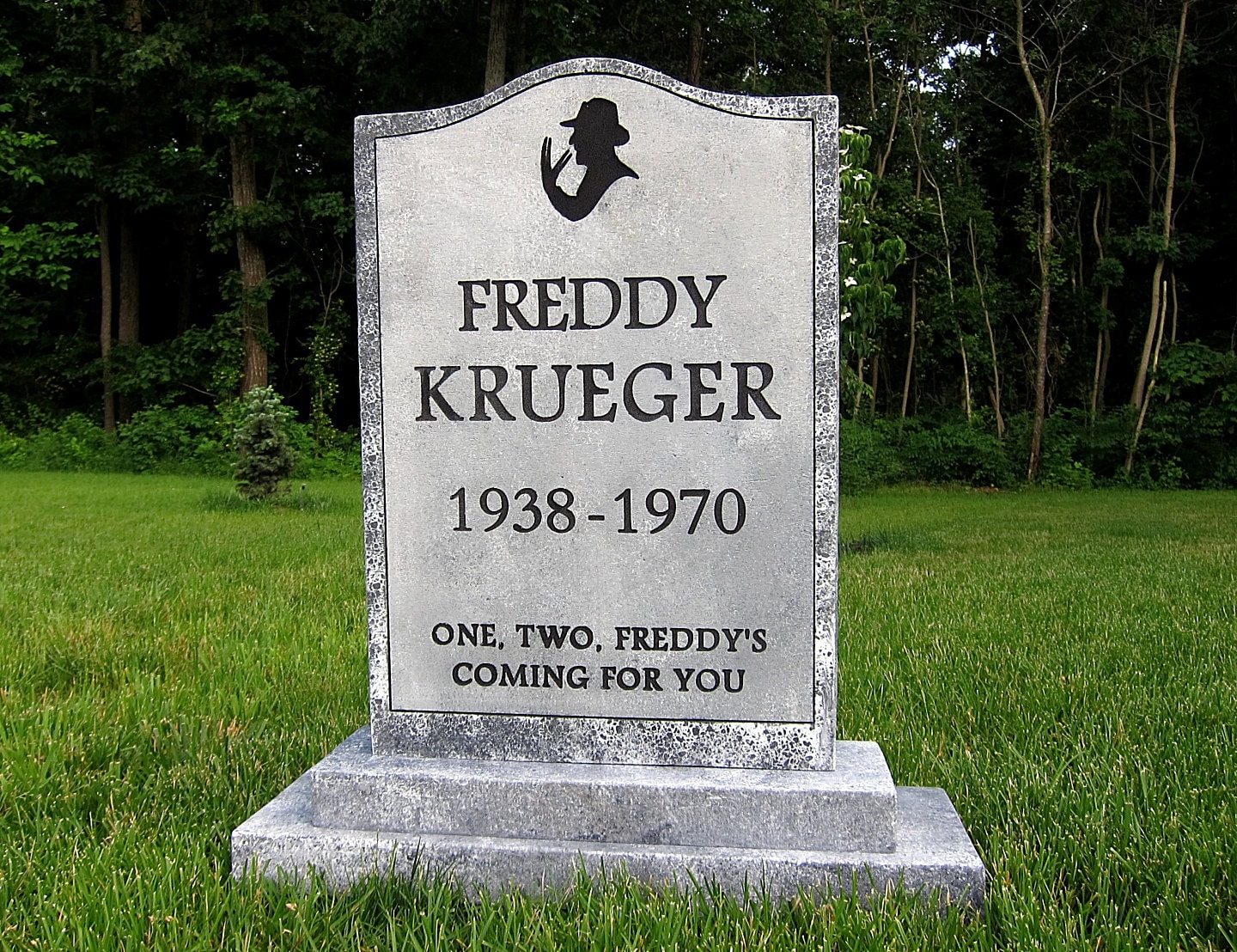 Freddy Krueger Nightmare On Elm Street Halloween Tombstone Etsy