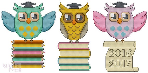 Owl Cross Stitch Chart