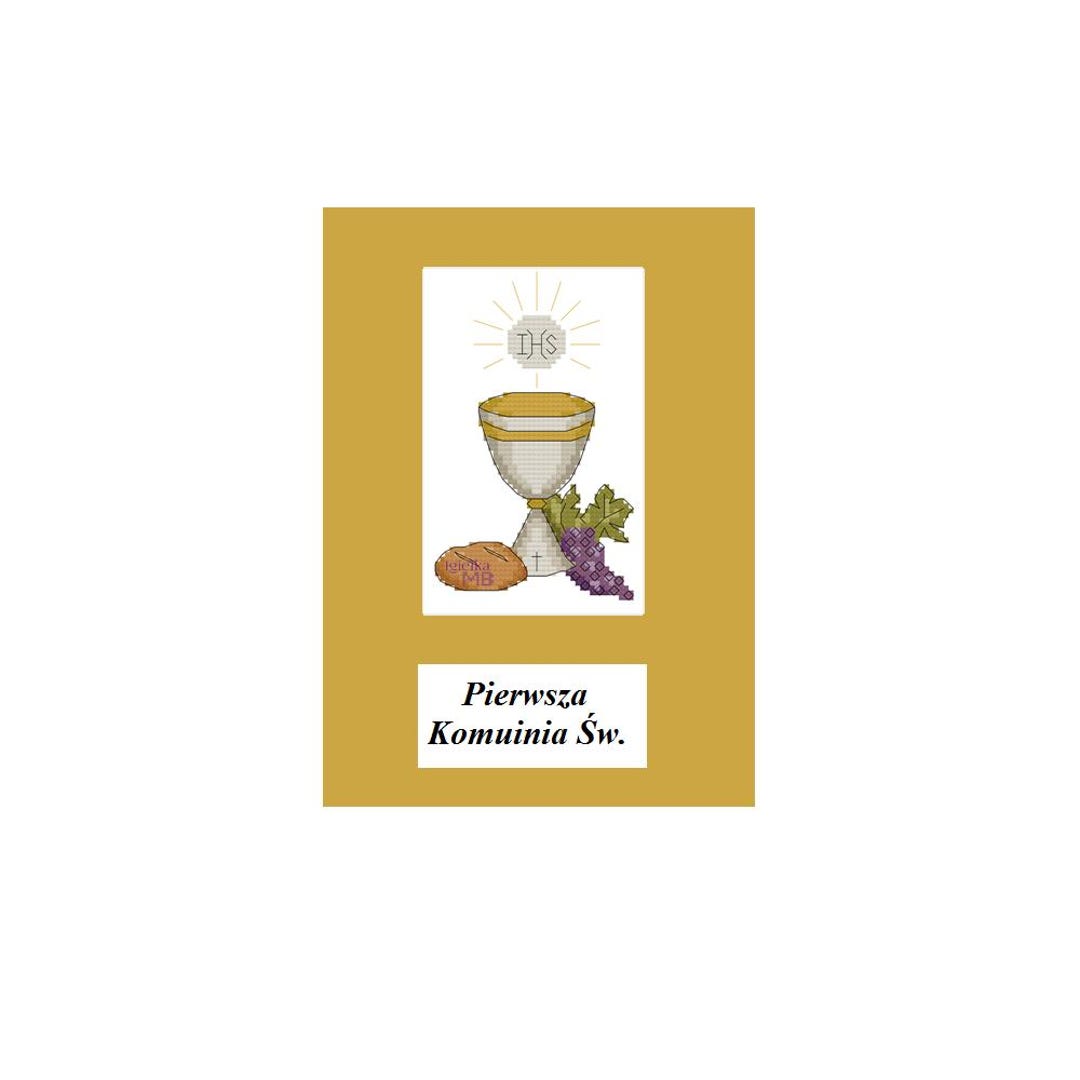 First Holy Communion Chalice – Cross Stitch Pattern in Classic ...