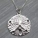 Sterling Silver Sand Dollar Necklace Beach Jewelry Sea Shell Ocean Graduation Gift Birthday Gift Beach Lover Gift Teen Gift