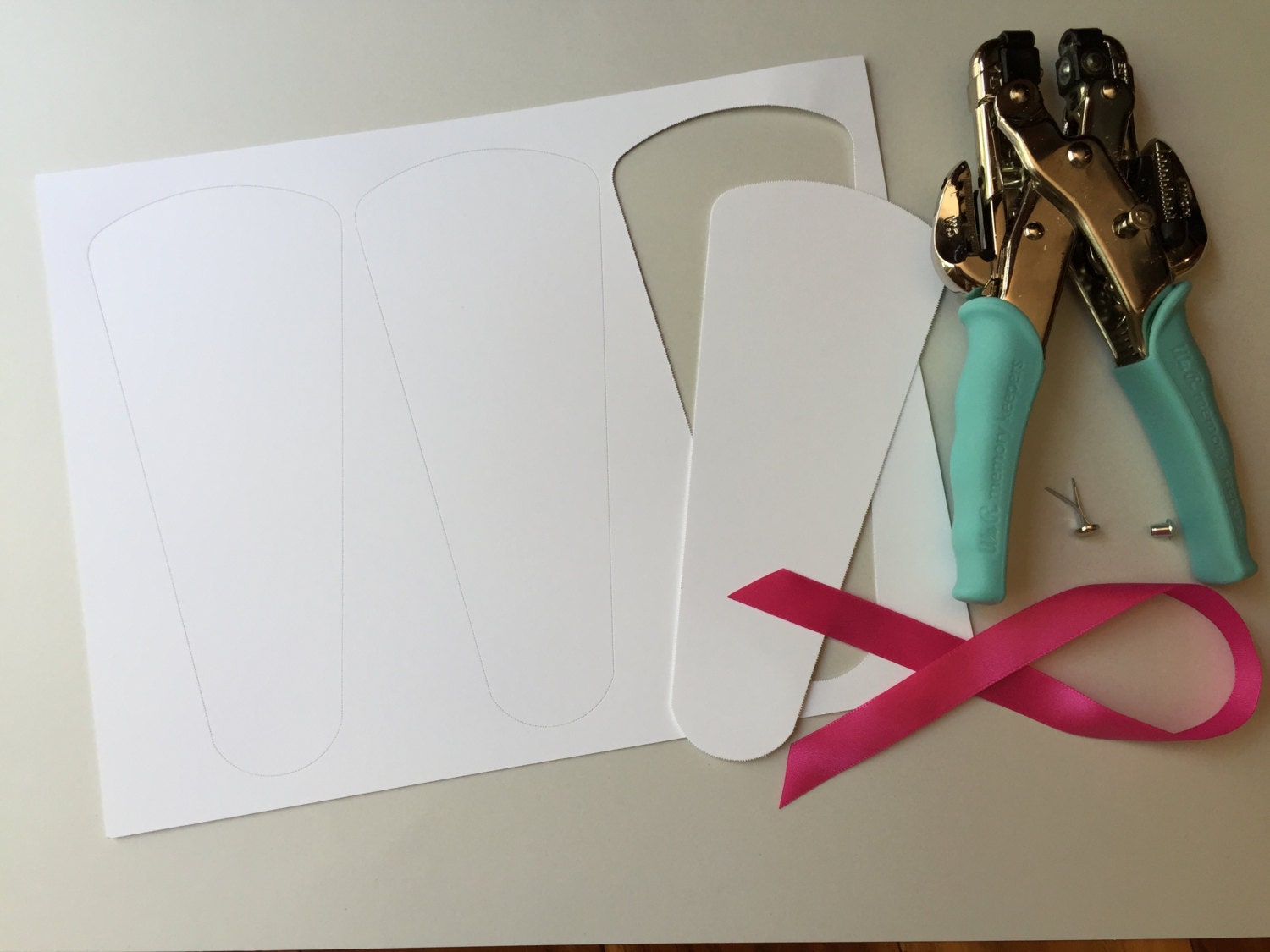 Diy wedding program fans kits