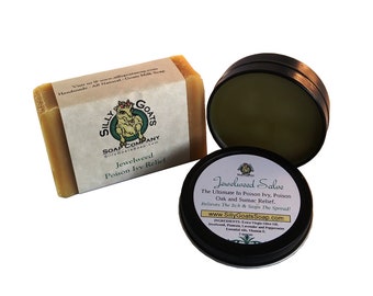 Poison Ivy Treatment Kit, Jewelweed Soap & Salve Combination, Poison Ivy Treatment, Anti-Itch Treatment Kit, Poison Ivy Prevention, Ivy Soap