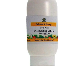 Oatmeal & Honey Goat Milk lotion, Lotion, Goat Milk Lotion, Honey Lotion, Goats Milk Lotion, Oat Milk Lotion, Hand Lotion, Body Lotion