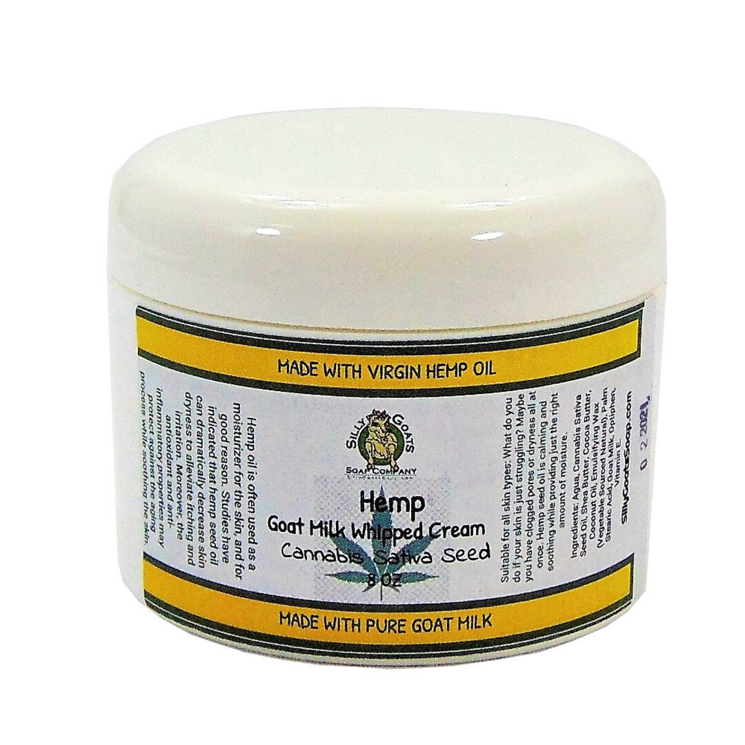 Hemp Cream, Hemp Hand Cream, Hemp Moisturizer, Hemp Body Cream Etsy