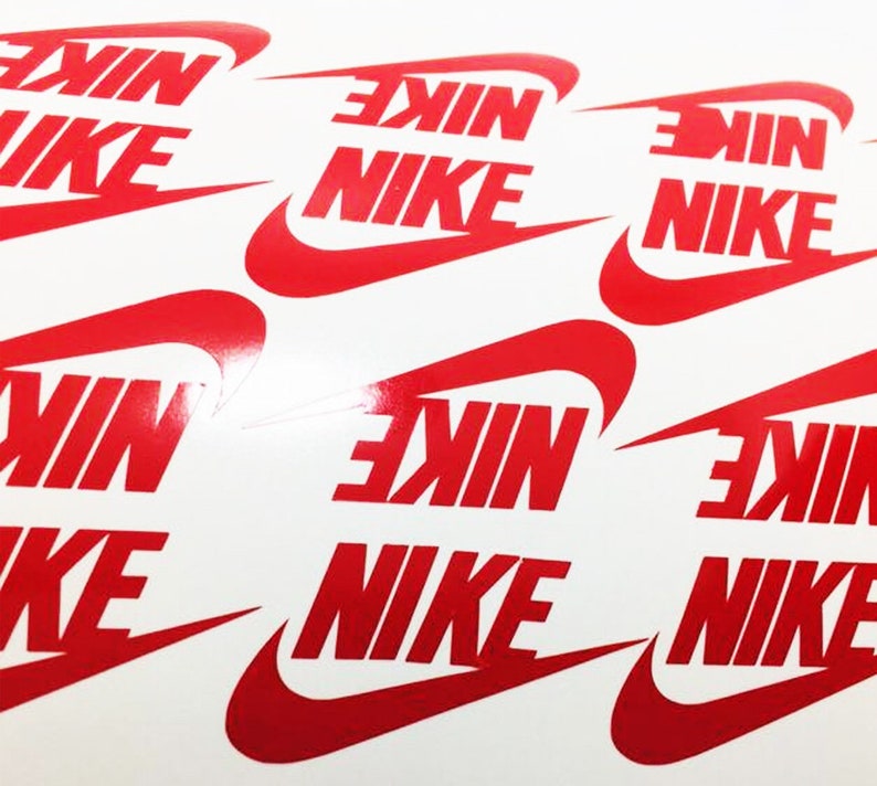Assorted Nike Swoosh Theme Vinyl Decals Labels Stickers for Etsy