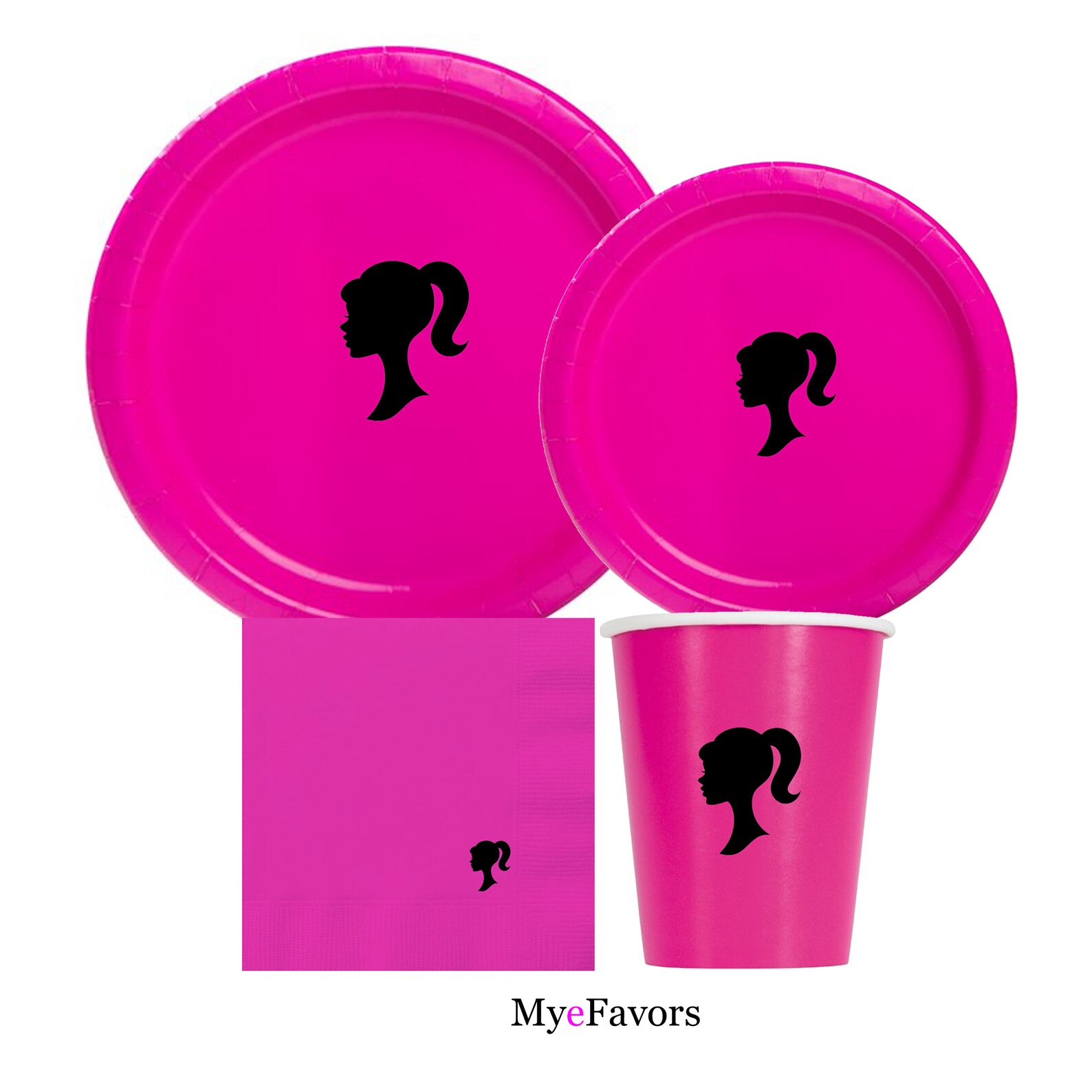 Barbie Cake Plates or Lunch Plates or Napkins or Cups Etsy