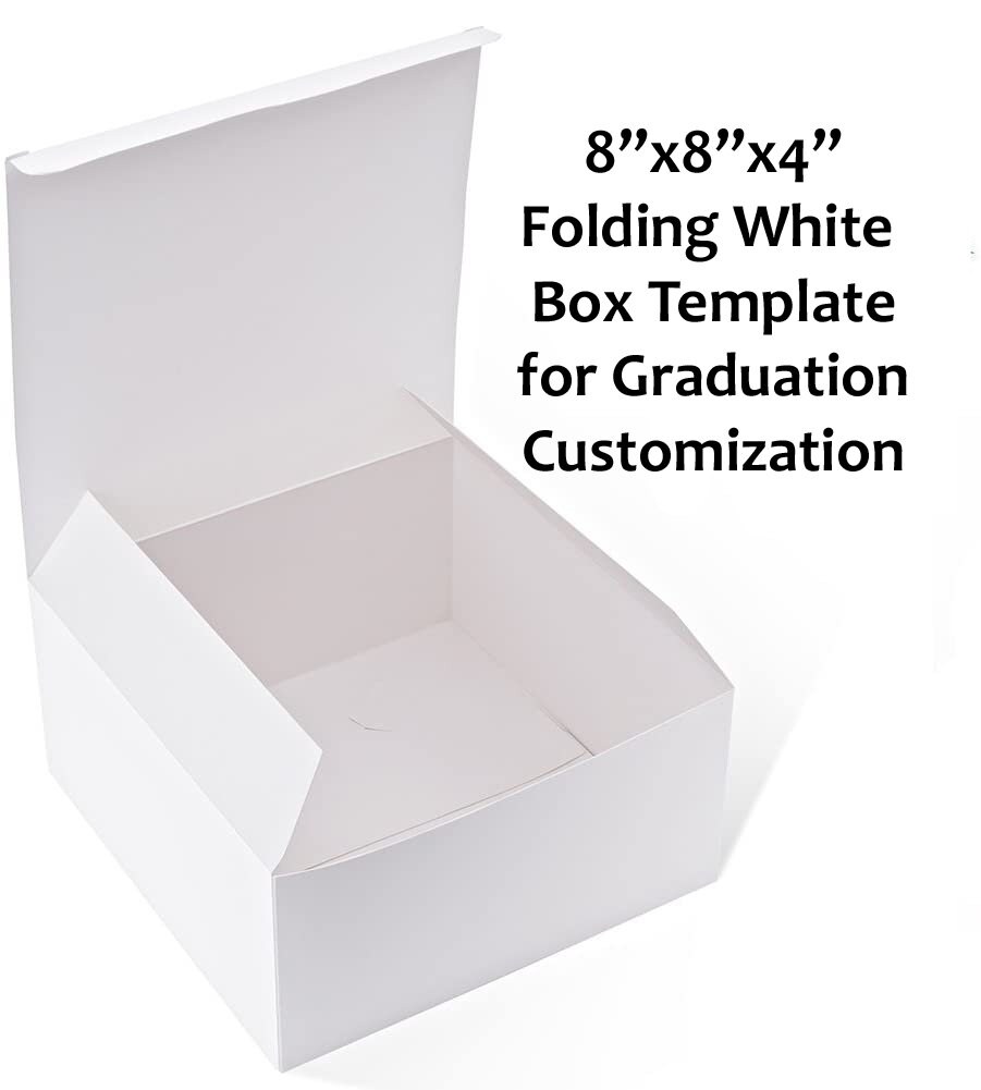 Editable Graduation Gift Box Template – Personalized Design (PSD & PNG ...