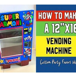 Vending Machine Easter Basket Template and Coin Slot Editable in Vending Machine Easter Basket Template and Coin Slot Editable in