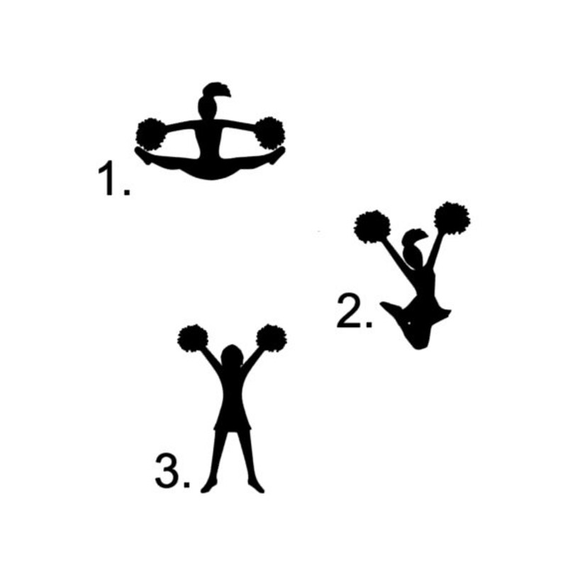 CHEERLEADING Iron on Design Cheerleader Themed Clothing Etsy